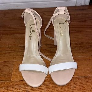 Lulu’s Ankle Strap Block Heel